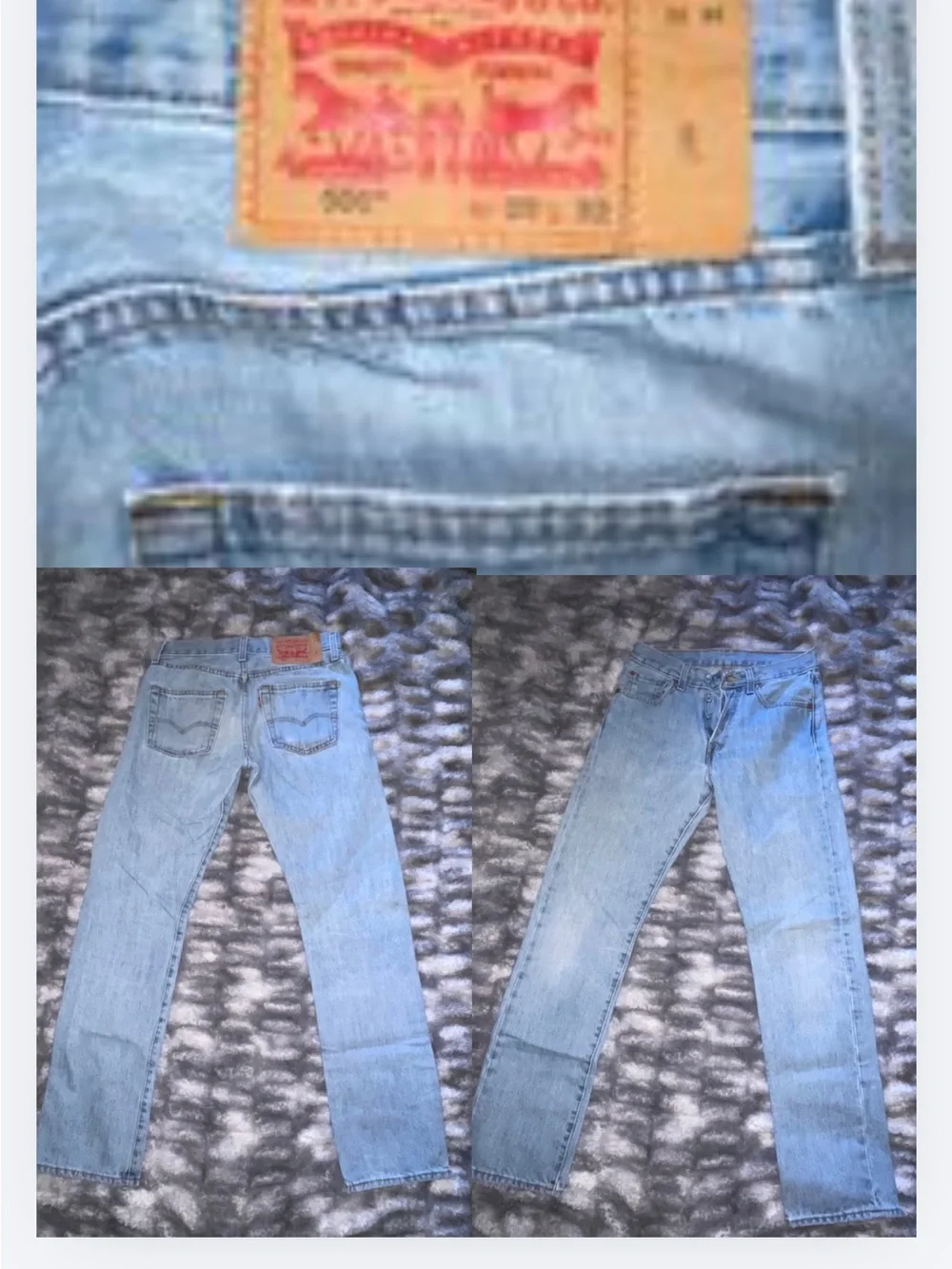Levi's Men's Light Wash Straight Leg Jeans